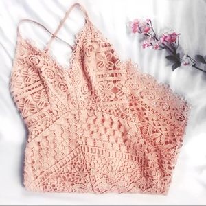 ASTR Lace Mini Dress XS